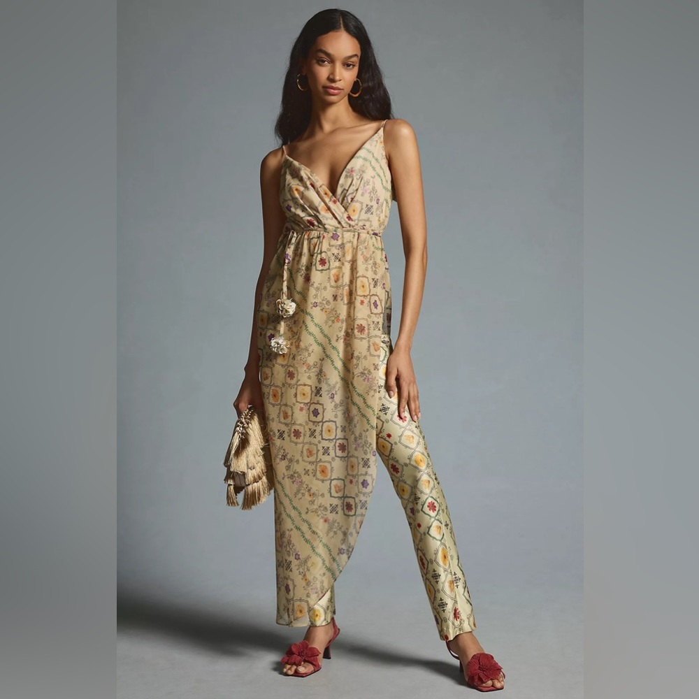 Anthropologie Zunilda Gutierrez Lantana Jumpsuit